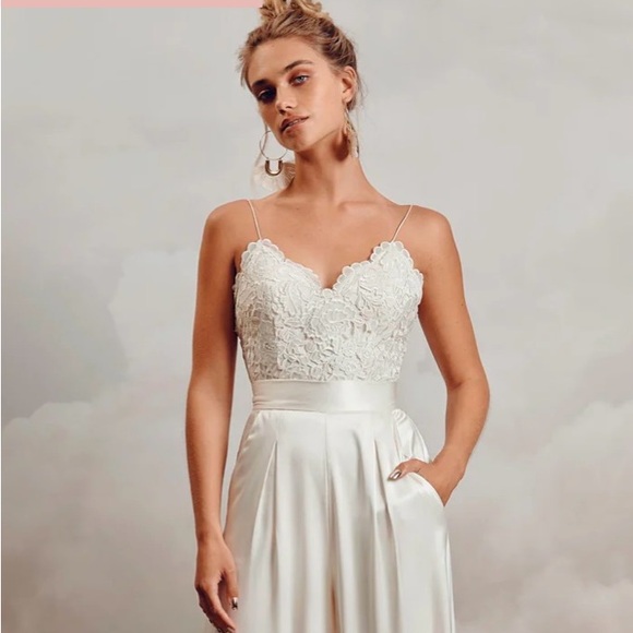 Catherine Deane Lace Havana Corset bridal top ft on Anthropologie NWT - Picture 11 of 16